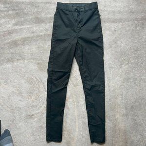 Top shop coated joni pants